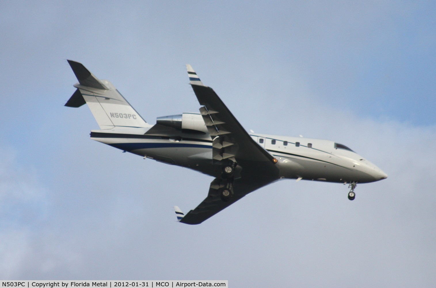 N503PC, 2001 Bombardier Challenger 604 (CL-600-2B16) C/N 5503, Challenger 601