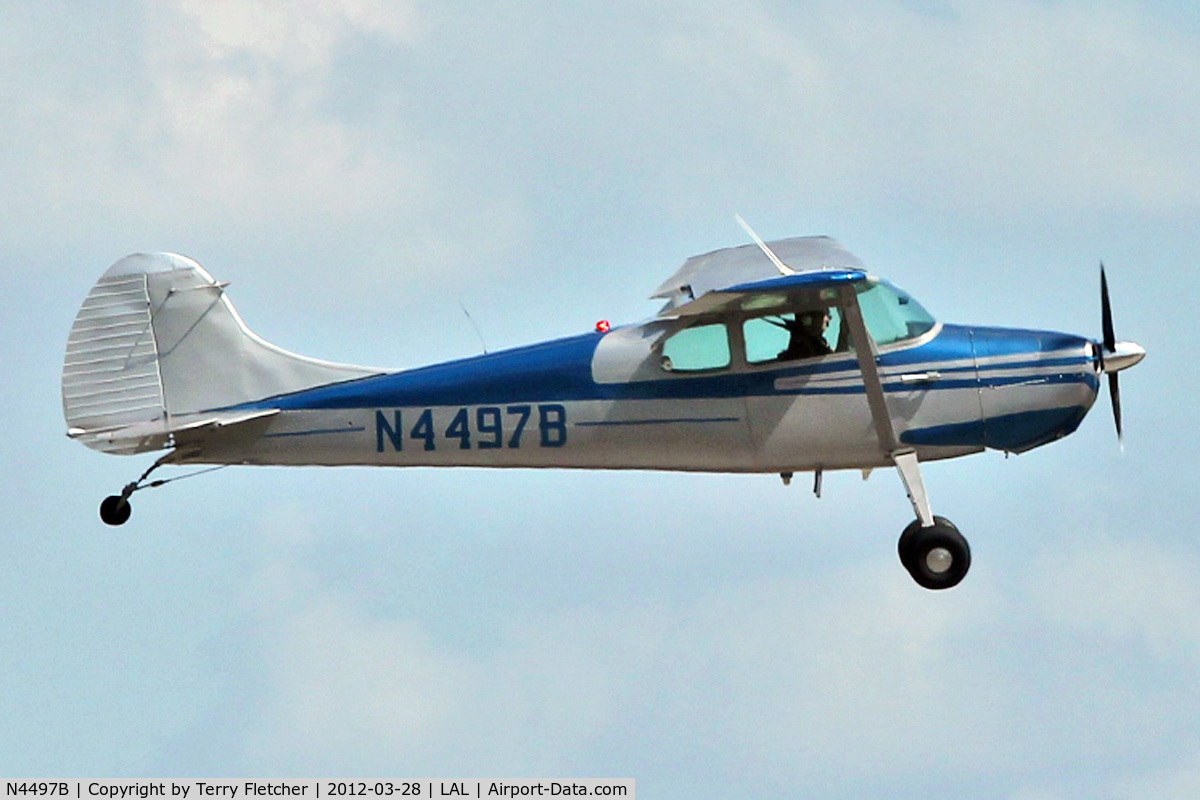 N4497B, 1955 Cessna 170B C/N 26841, 1955 Cessna 170B, c/n: 26841 at 2012 Sun N Fun