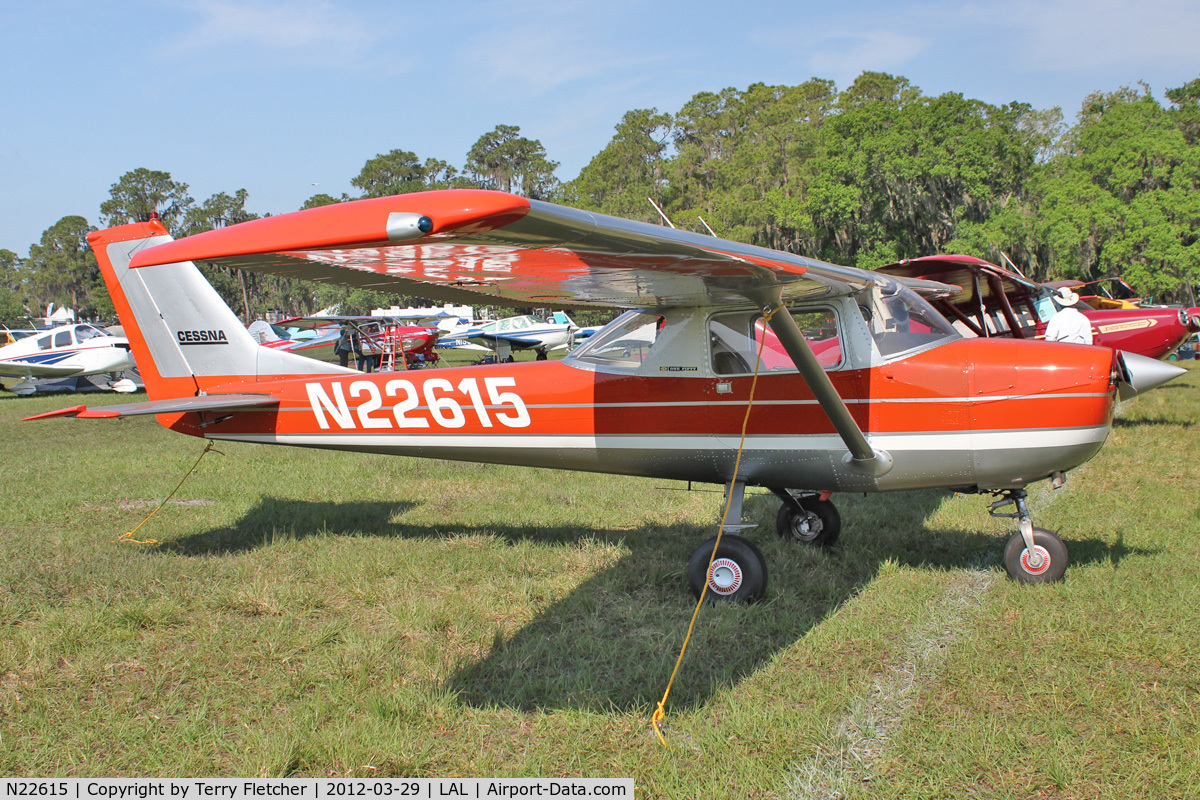 N22615, 1968 Cessna 150H C/N 15068405, 1968 Cessna 150H, c/n: 15068405 at 2012 Sun N Fun