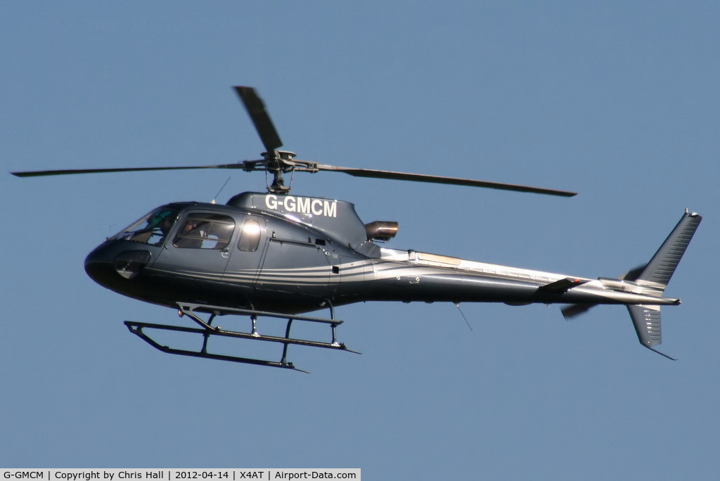 G-GMCM, 2008 Eurocopter AS-350B-3 Ecureuil Ecureuil C/N 4576, Ferrying racegoers into Aintree for the 2012 Grand National