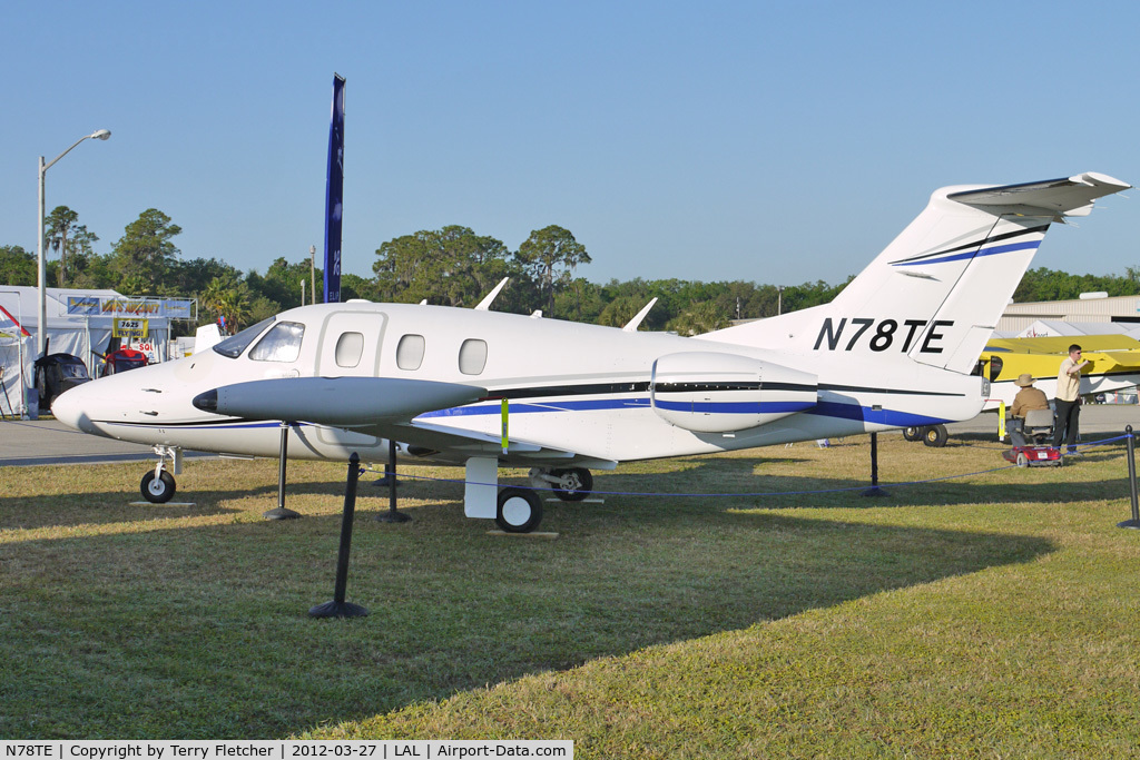 N78TE, 2007 Eclipse Aviation Corp EA500 C/N 000078, Static Exhibit at 2012 Sun n Fun