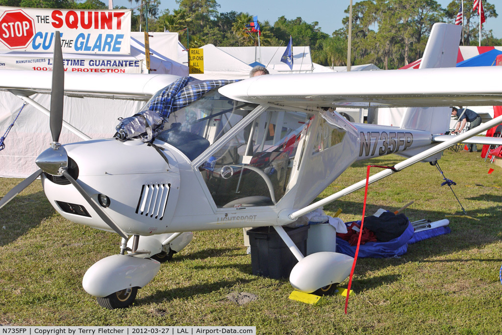 N735FP, Aeroprakt A-22 Valor C/N 289, Static Exhibit at 2012 Sun N Fun