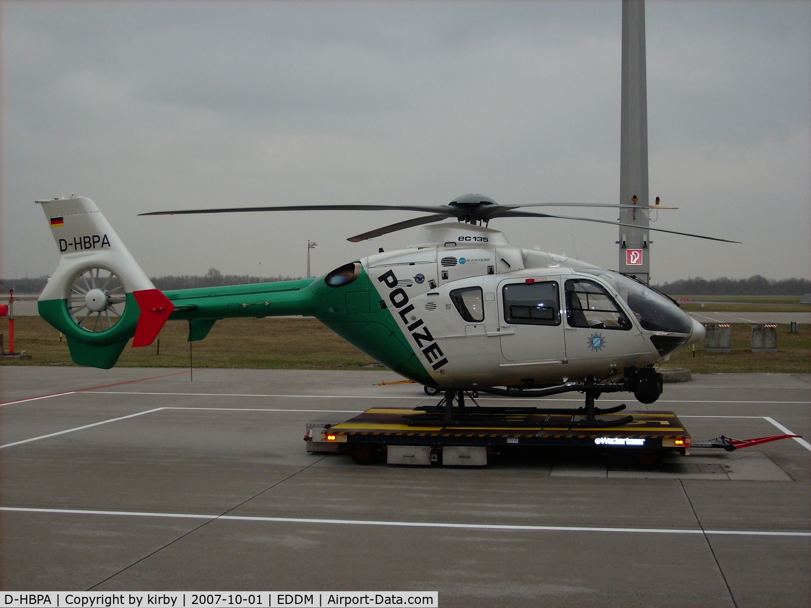 D-HBPA, Eurocopter EC-135P-2+ C/N 7080, April 2012, MUC