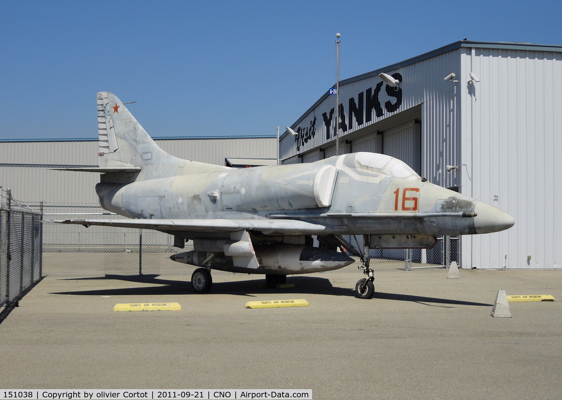 151038, Douglas A-4E Skyhawk C/N 13208, Yanks museum
