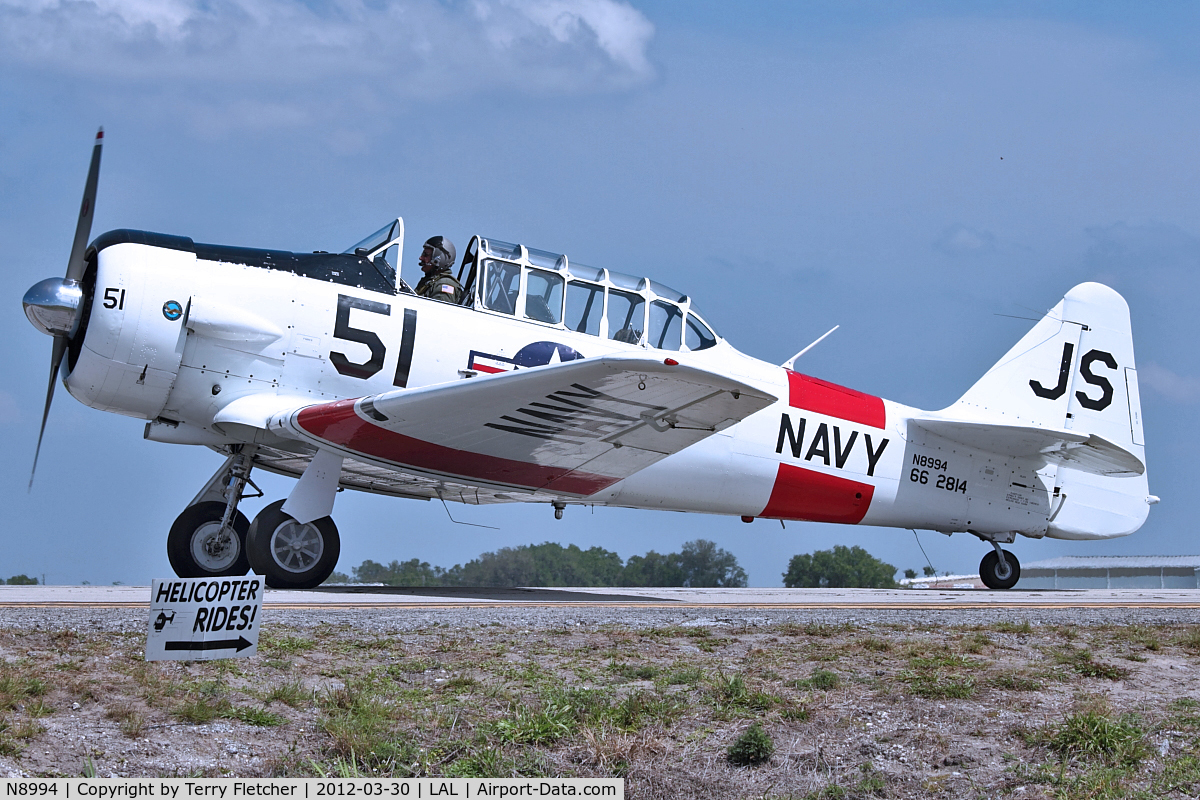 N8994, 1943 Noorduyn AT-16 Harvard II C/N 66-2814, 1943 North American HARVARD 2, c/n: 662814 at 2012 Sun N Fun