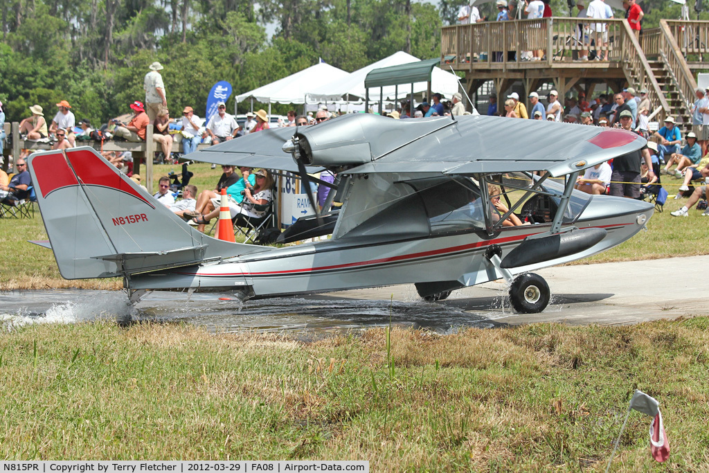 N815PR, Progressive Aerodyne Searey C/N 1LK528C, at 2012 Sun N Fun Splash-In at Lake Agnes