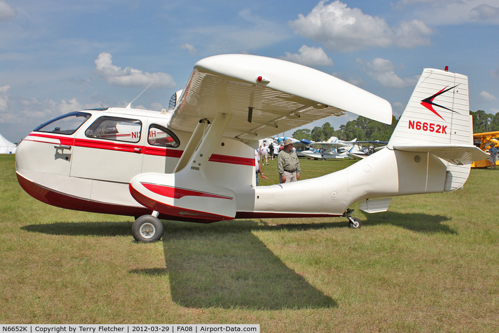 N6652K, 1947 Republic RC-3 Seabee C/N 929, at 2012 Sun N Fun Splash-In at Lake Agnes