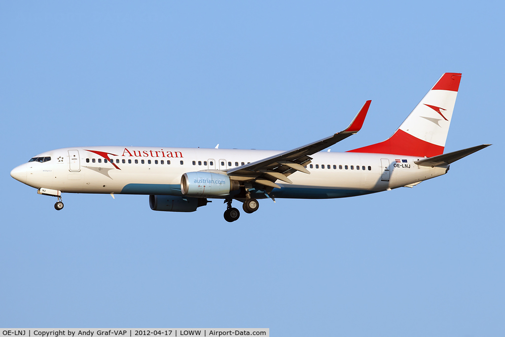 OE-LNJ, 1998 Boeing 737-8Z9 C/N 28177, Austrian Airlines 737-800