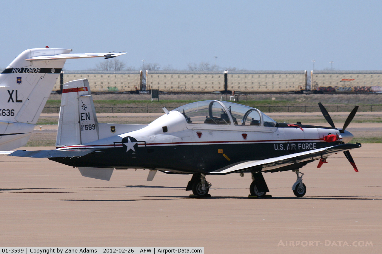 01-3599, 2001 Raytheon T-6A Texan II C/N PT-116, At Alliance Airport - Fort Worth, TX