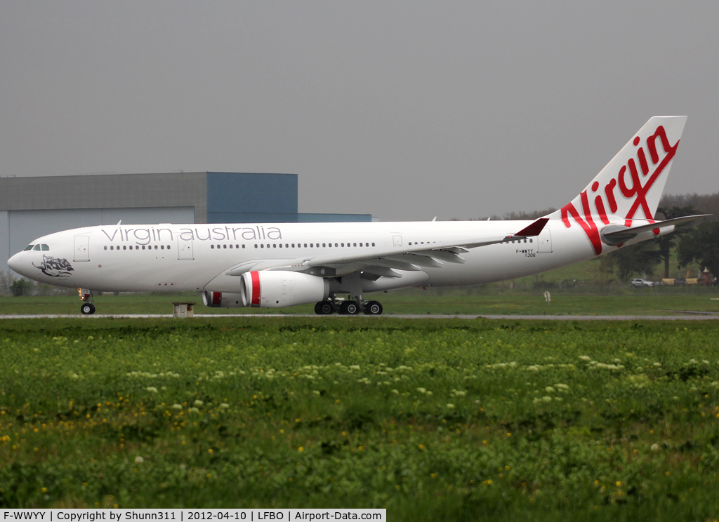 F-WWYY, 2012 Airbus A330-243 C/N 1306, C/n 1306 - To be VH-XFD