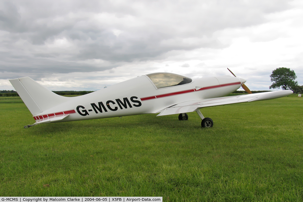 G-MCMS, 1993 Aero Designs Pulsar C/N PFA 202-11982, Aero Designs Pulsar, Fishburn Airfield, June 2004.