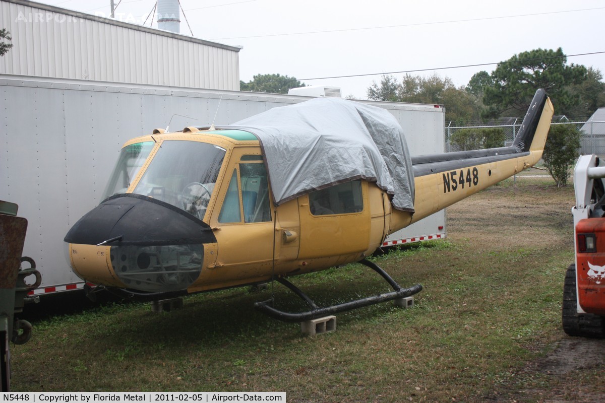 N5448, Bell UH-1B Iroquois C/N 966, UH-1B outside Military Museum Largo FL