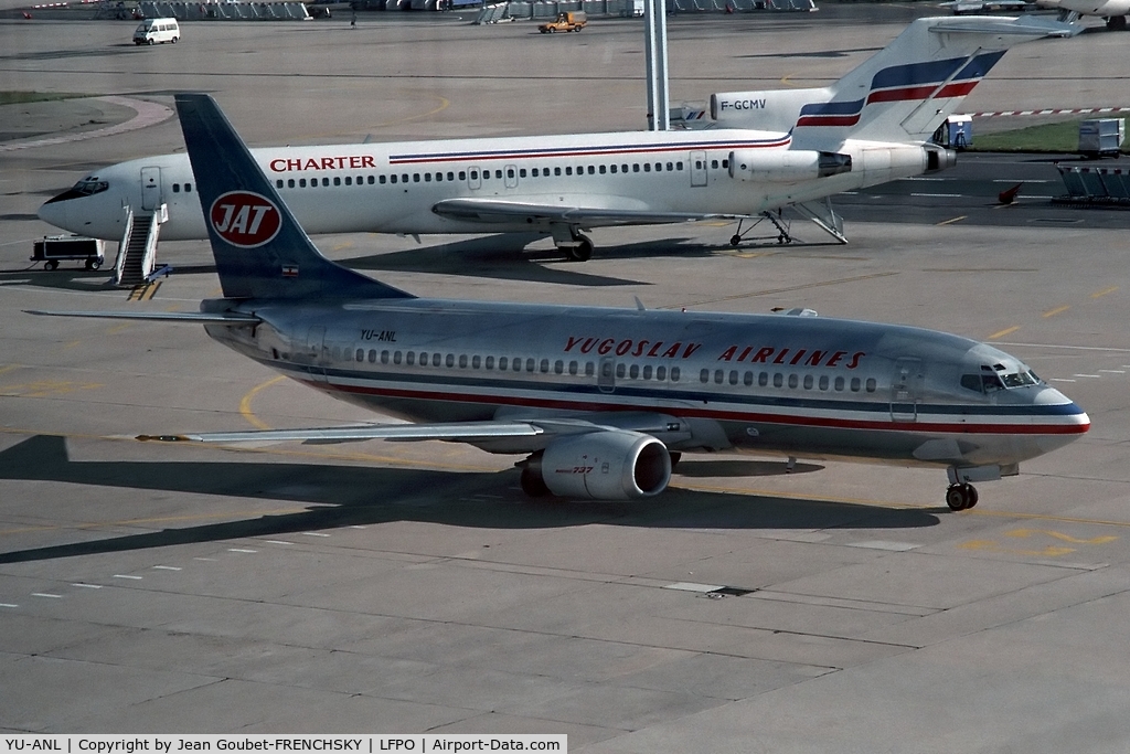 YU-ANL, 1986 Boeing 737-3H9 C/N 23716/1321, departure to Béograd