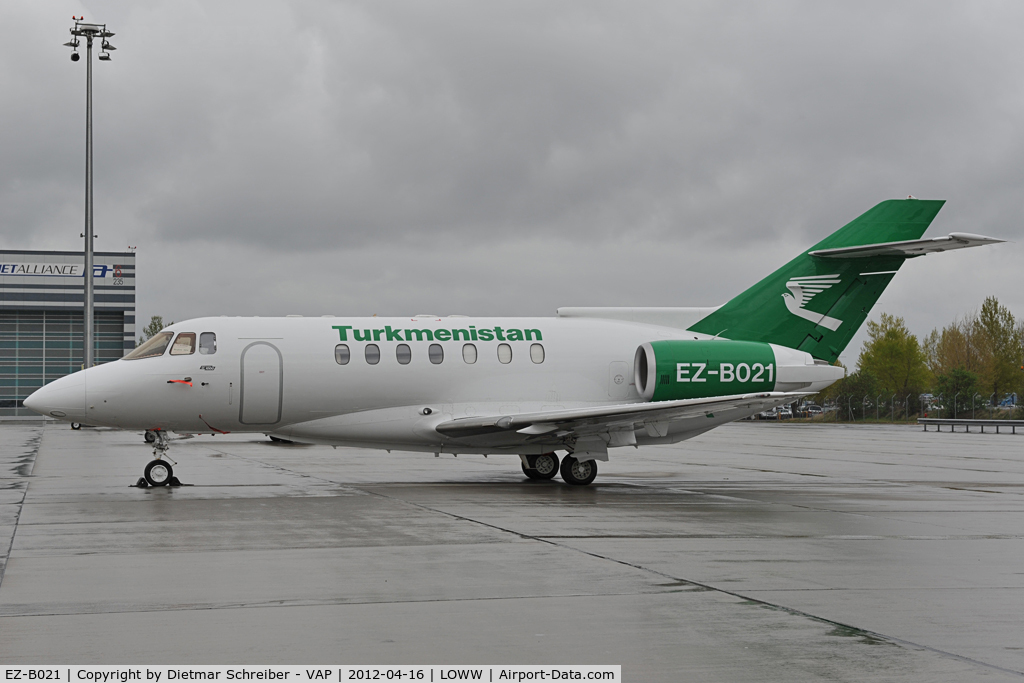 EZ-B021, 1992 British Aerospace BAe.125-1000B C/N 259029, Turkmenistan Airlines Bae 125