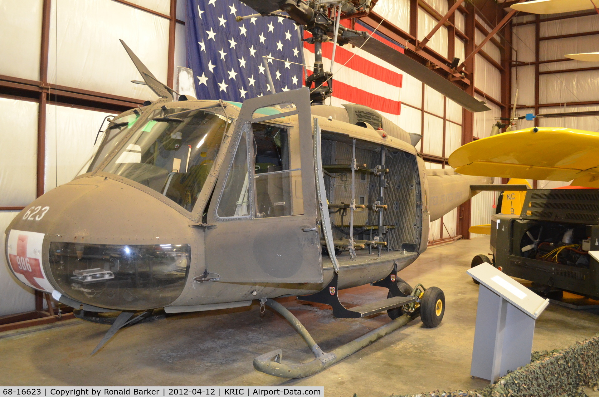 68-16623, 1968 Bell UH-1V Iroquois C/N 11282, VA Air Museum