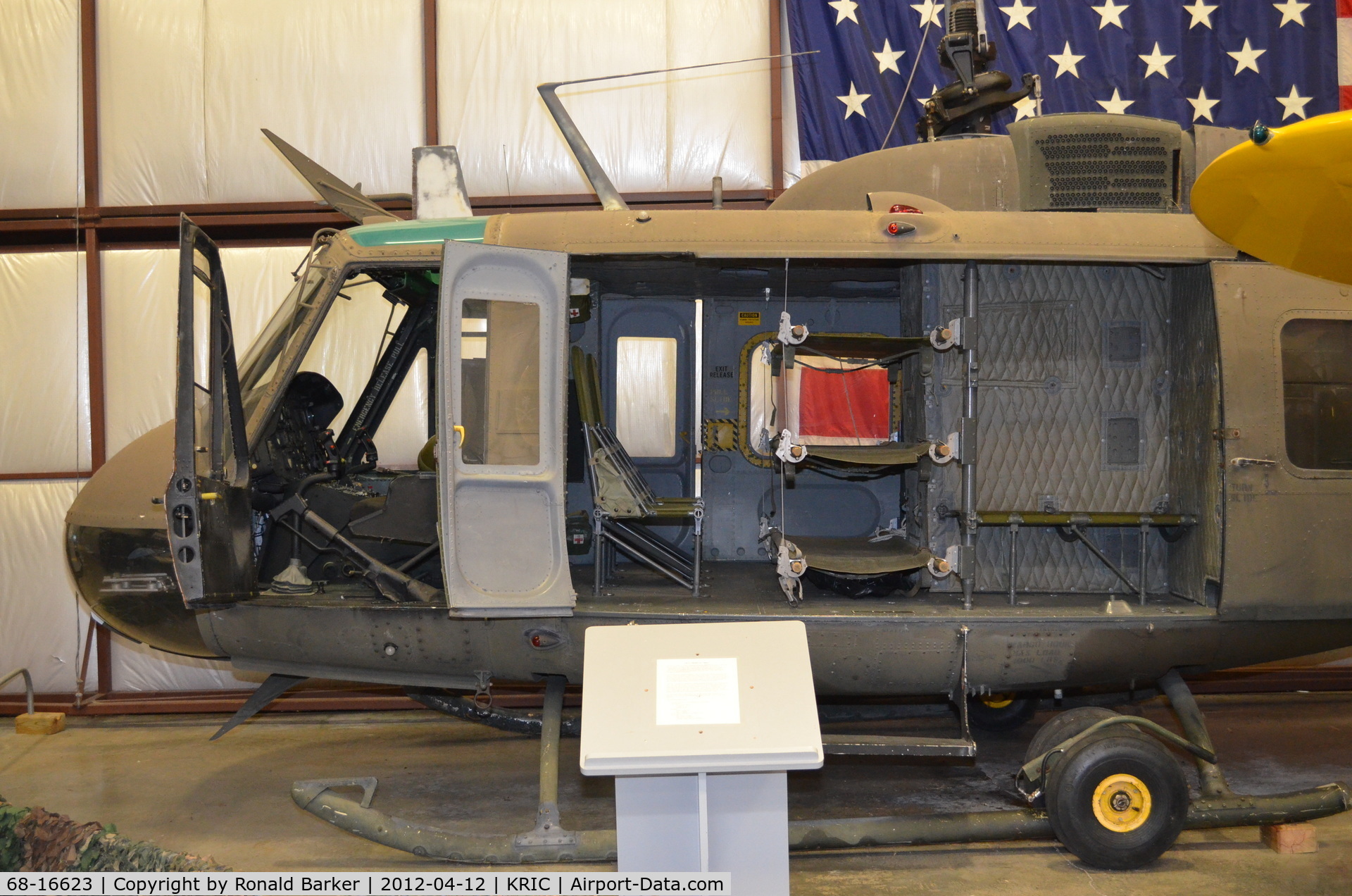 68-16623, 1968 Bell UH-1V Iroquois C/N 11282, VA Air Museum