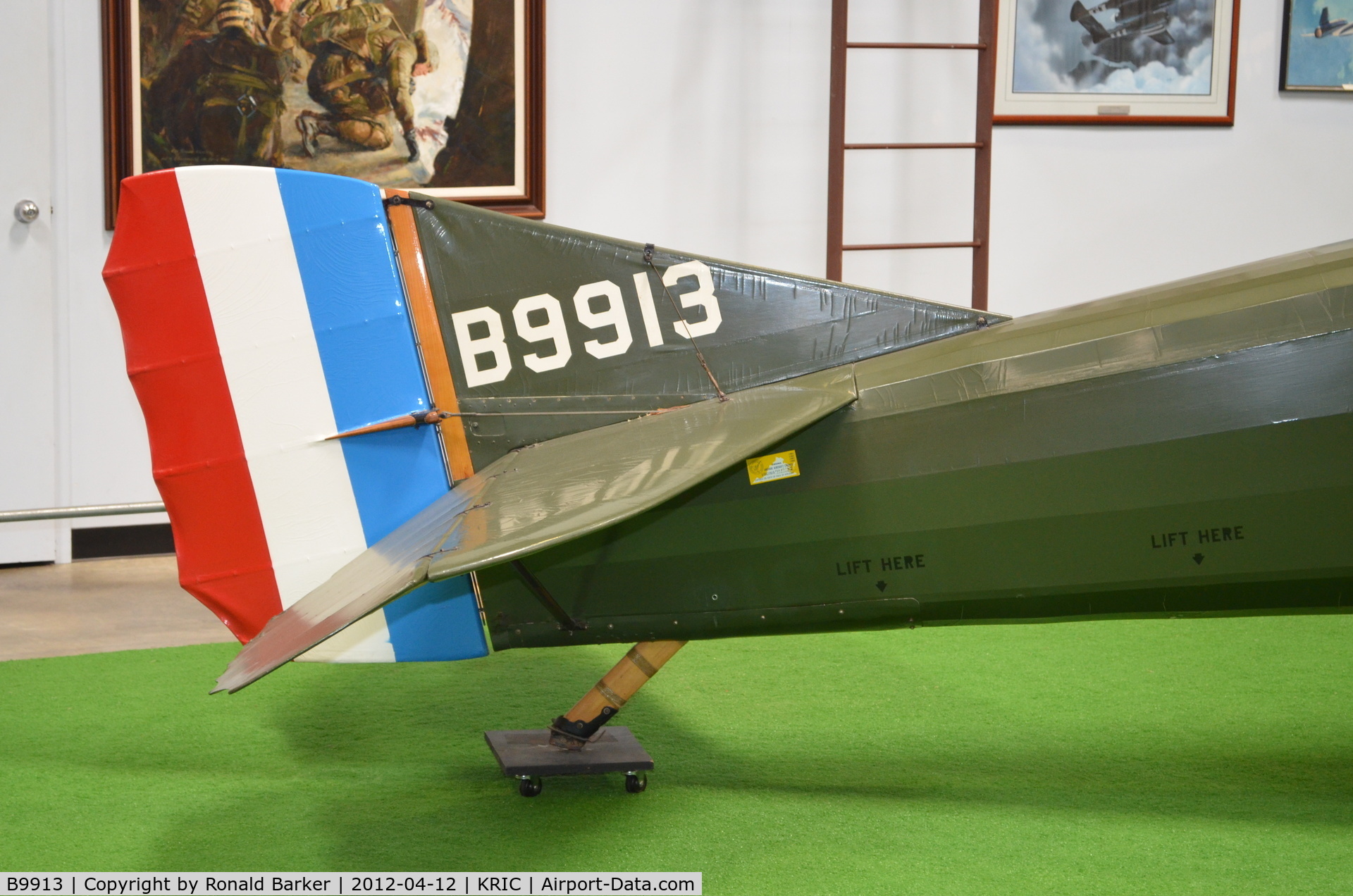 B9913, 1917 SPAD S-VII C/N 103, VA Air Museum