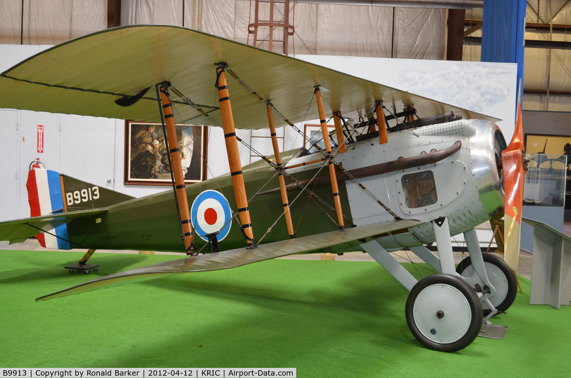 B9913, 1917 SPAD S-VII C/N 103, VA Air Museum