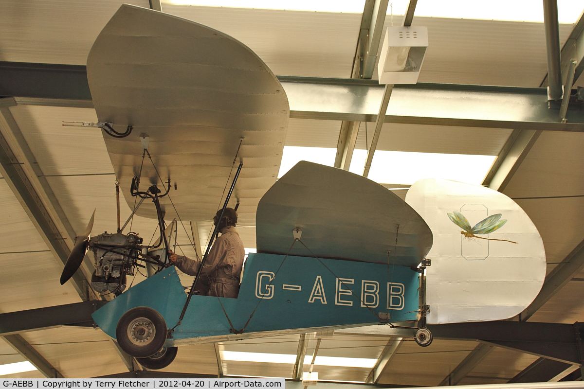 G-AEBB, Mignet HM.14 Pou-du-Ciel C/N KWO.1, Shuttleworth Collection at Old Warden
