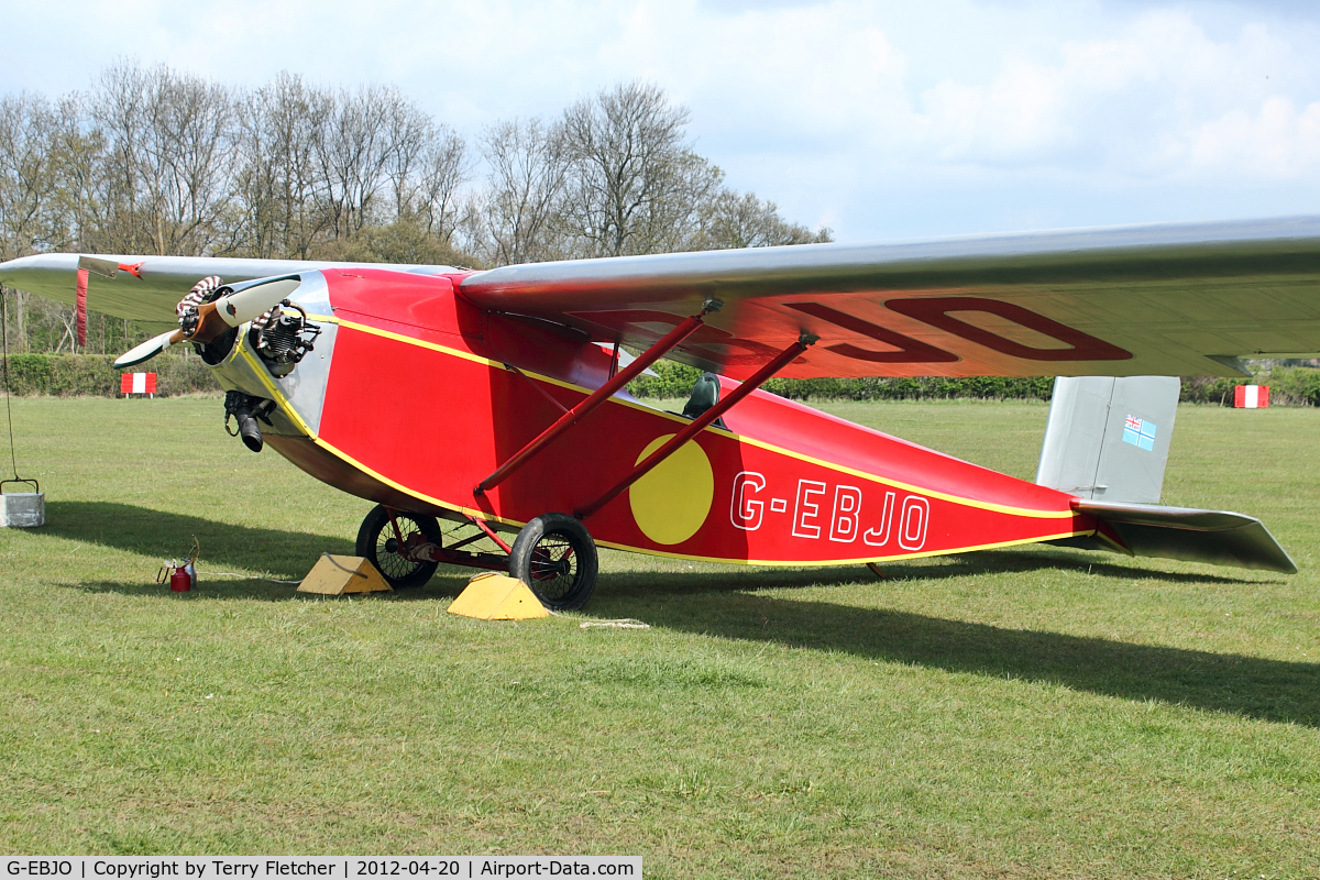 G-EBJO, 1924 Air Navigation And Engineering ANEC II C/N 1, Shuttleworth Collection at Old Warden
