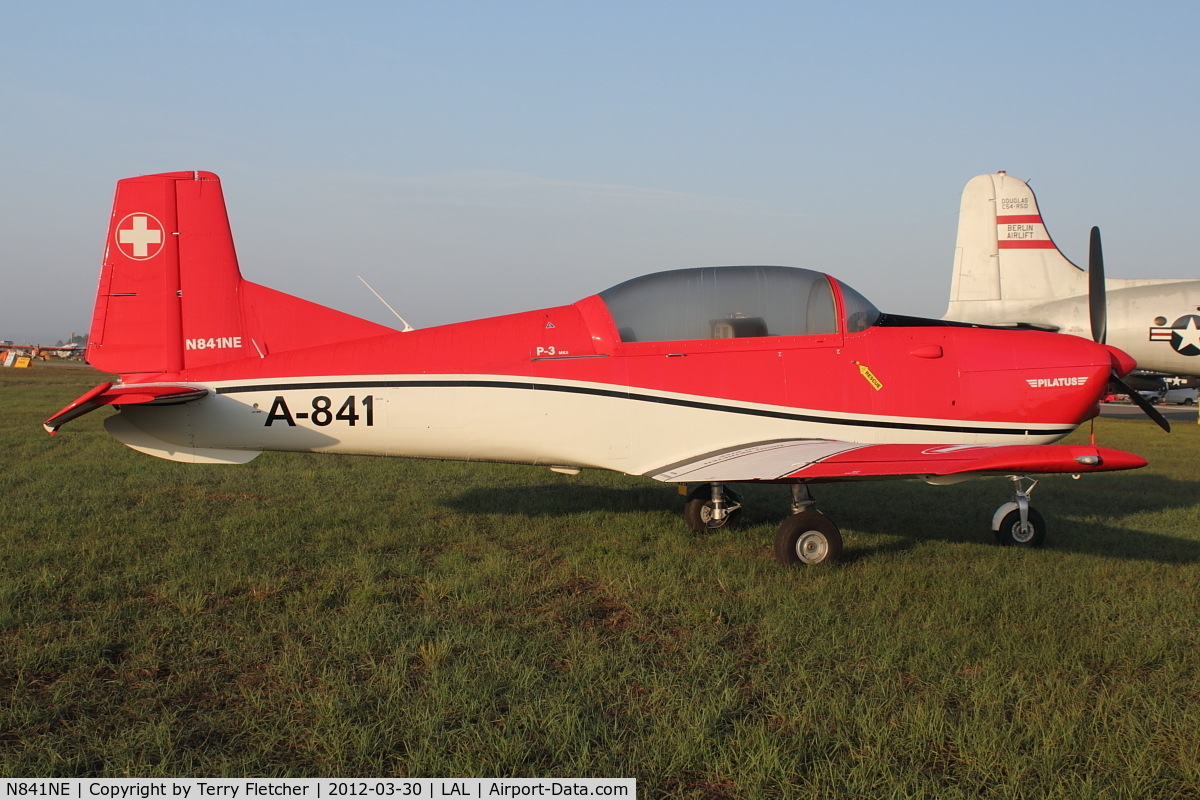 N841NE, Pilatus P3-05 C/N 479-28, At 2012 Sun N Fun