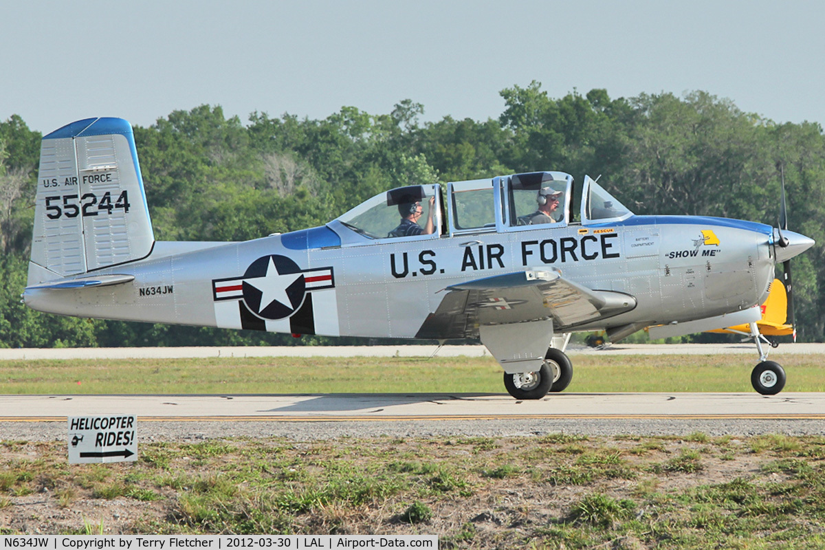 N634JW, Beech A45 C/N G-801, At 2012 Sun N Fun  ex USAF 55-244