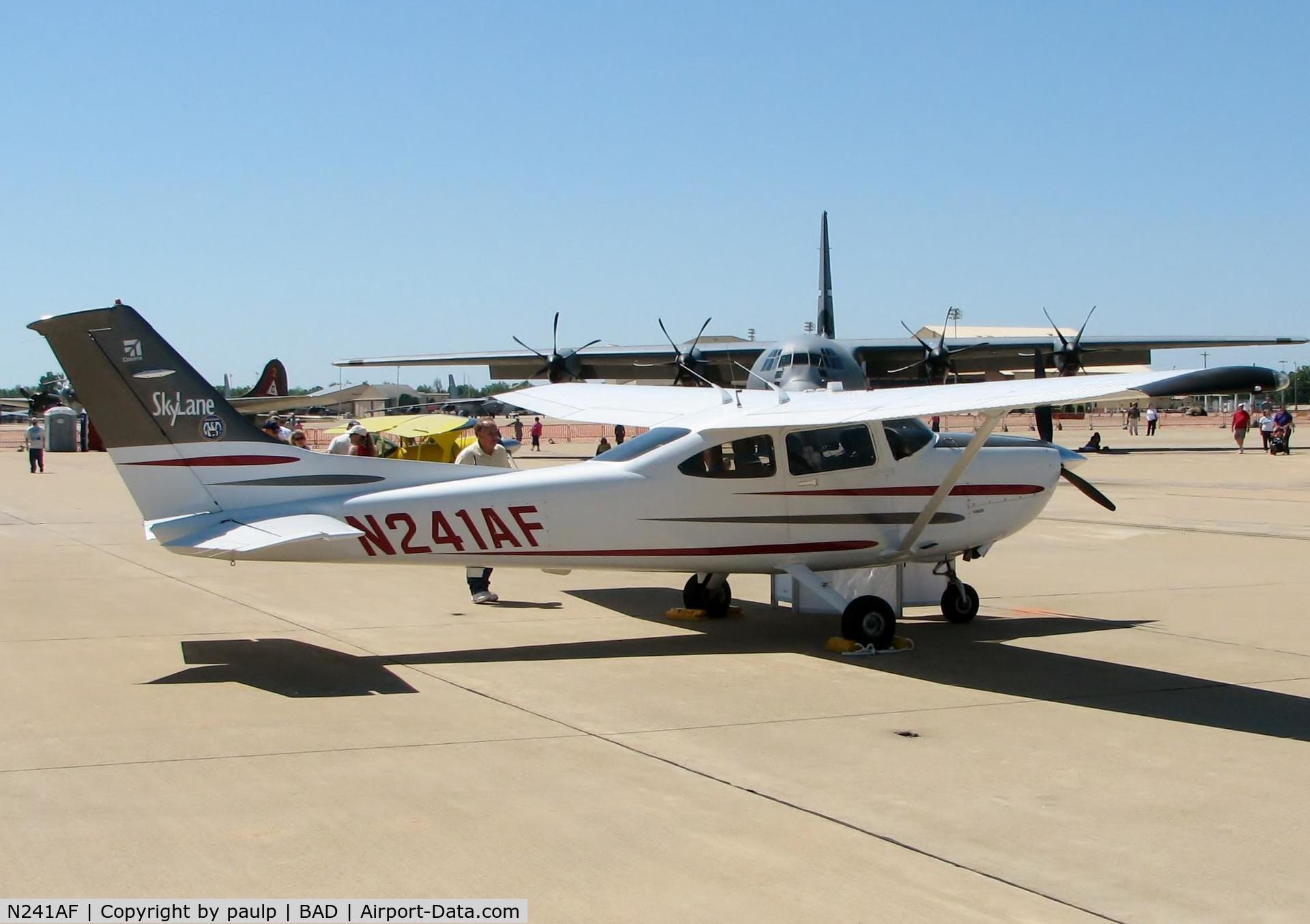 N241AF, 2003 Cessna 182T Skylane C/N 18281182, At Barksdale Air Force Base.