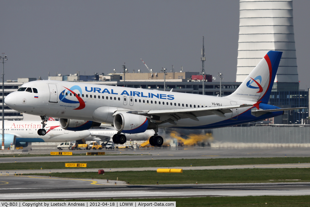 VQ-BDJ, Airbus A320-214 C/N 2175, SVR721 Chelyabinsk to Vienna, Ural Airlines