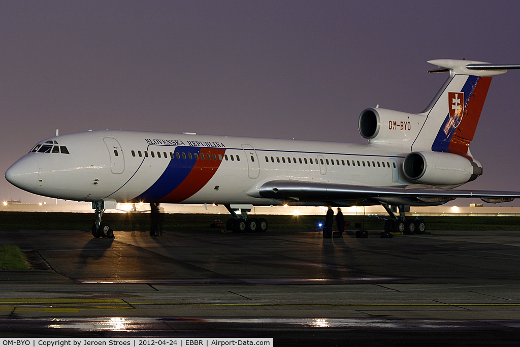 OM-BYO, 1989 Tupolev Tu-154M C/N 89A803, Slovakia Government