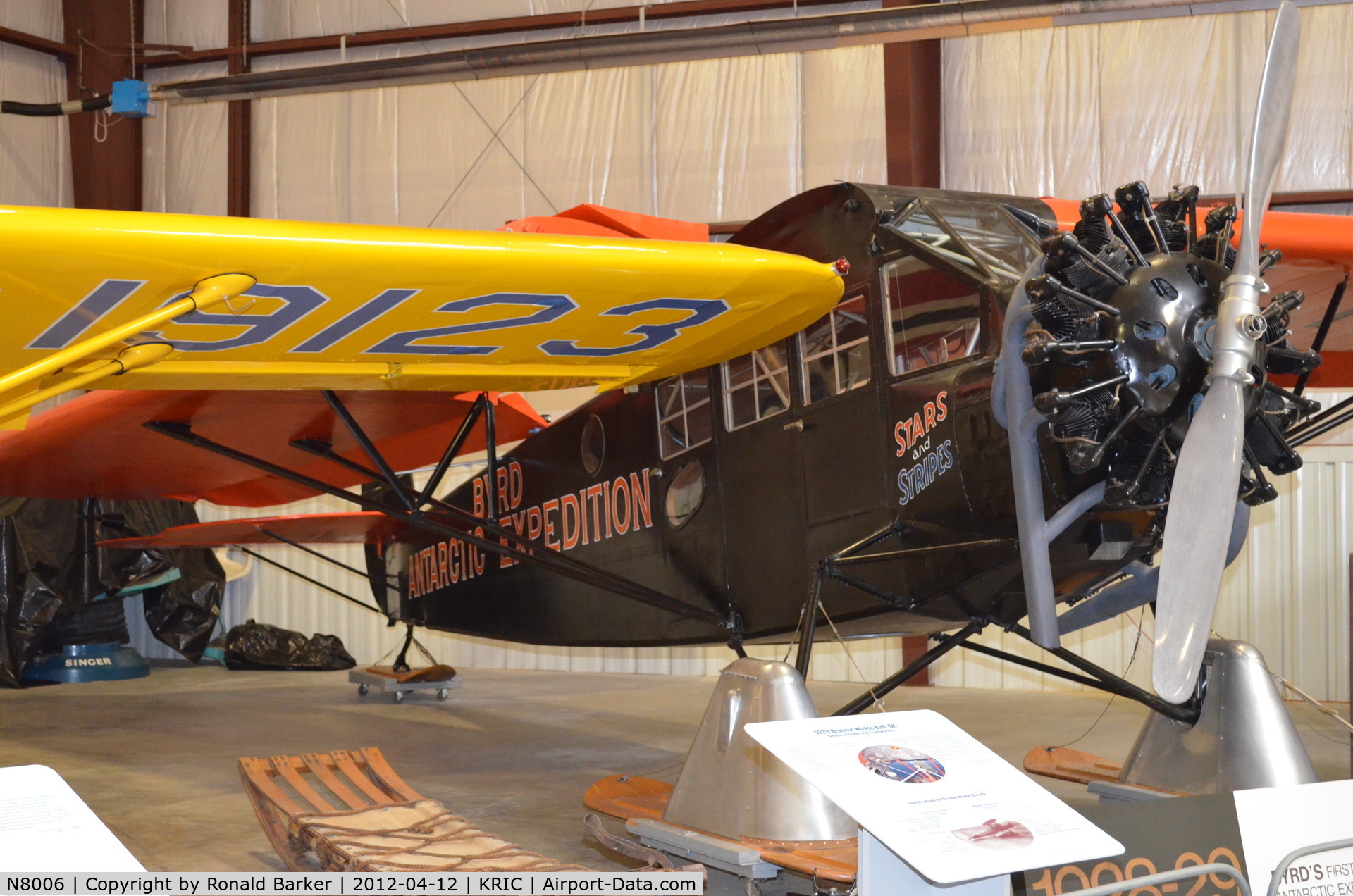 N8006, 1928 Fairchild FC-2-W2 C/N 140, VA Aviation Museum