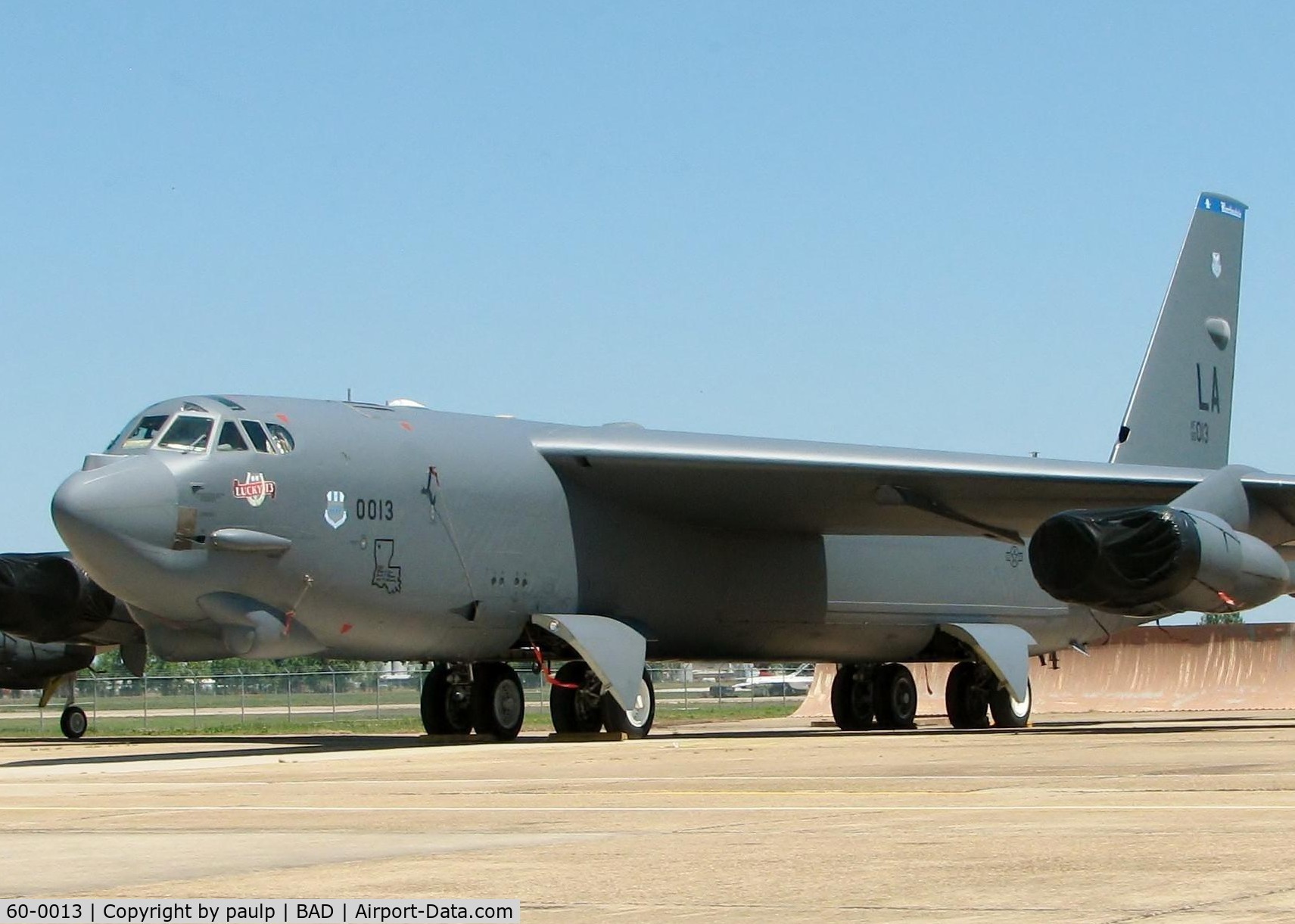 60-0013, 1960 Boeing B-52H-135-BW Stratofortress C/N 464378, At Barksdale Air Force Base.