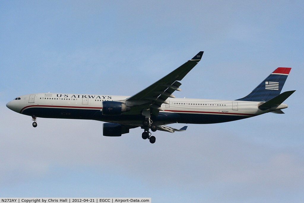 N272AY, 2000 Airbus A330-323 C/N 333, US Airways