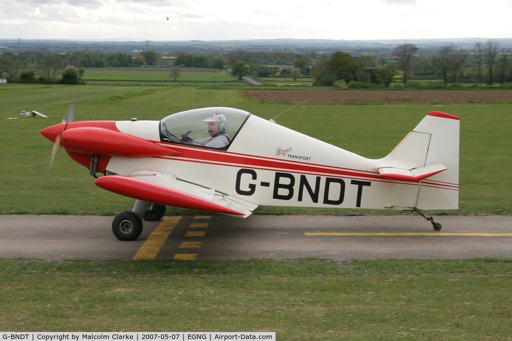 G-BNDT, 1987 Brugger MB-2 Colibri C/N PFA 043-10981, Brugger Colibri MB2, Bagby Airfield, N Yorks UK, May 2007.