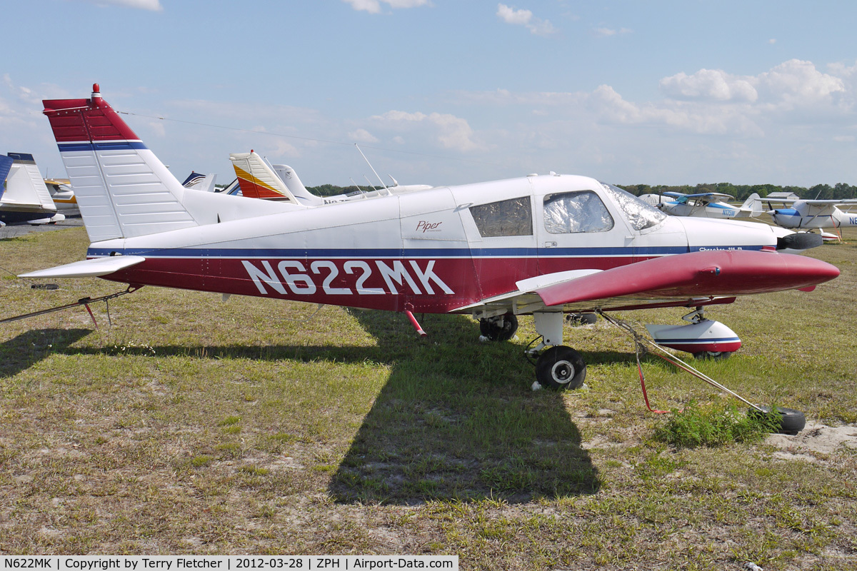 N622MK, 1967 Piper PA-28-235 C/N 28-10899, At Zephyrhills Municipal Airport, Florida