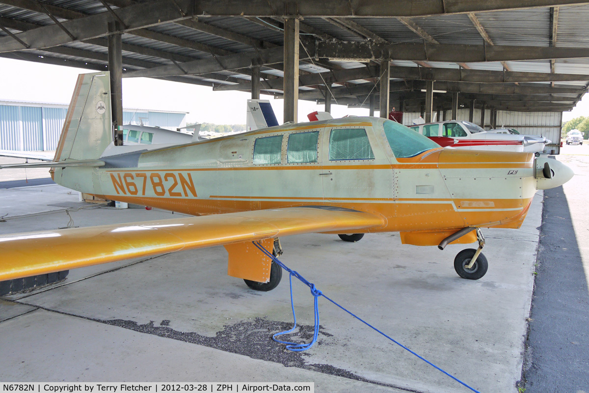 N6782N, 1968 Mooney M-20G Statesman C/N 680094, At Zephyrhills Municipal Airport, Florida
