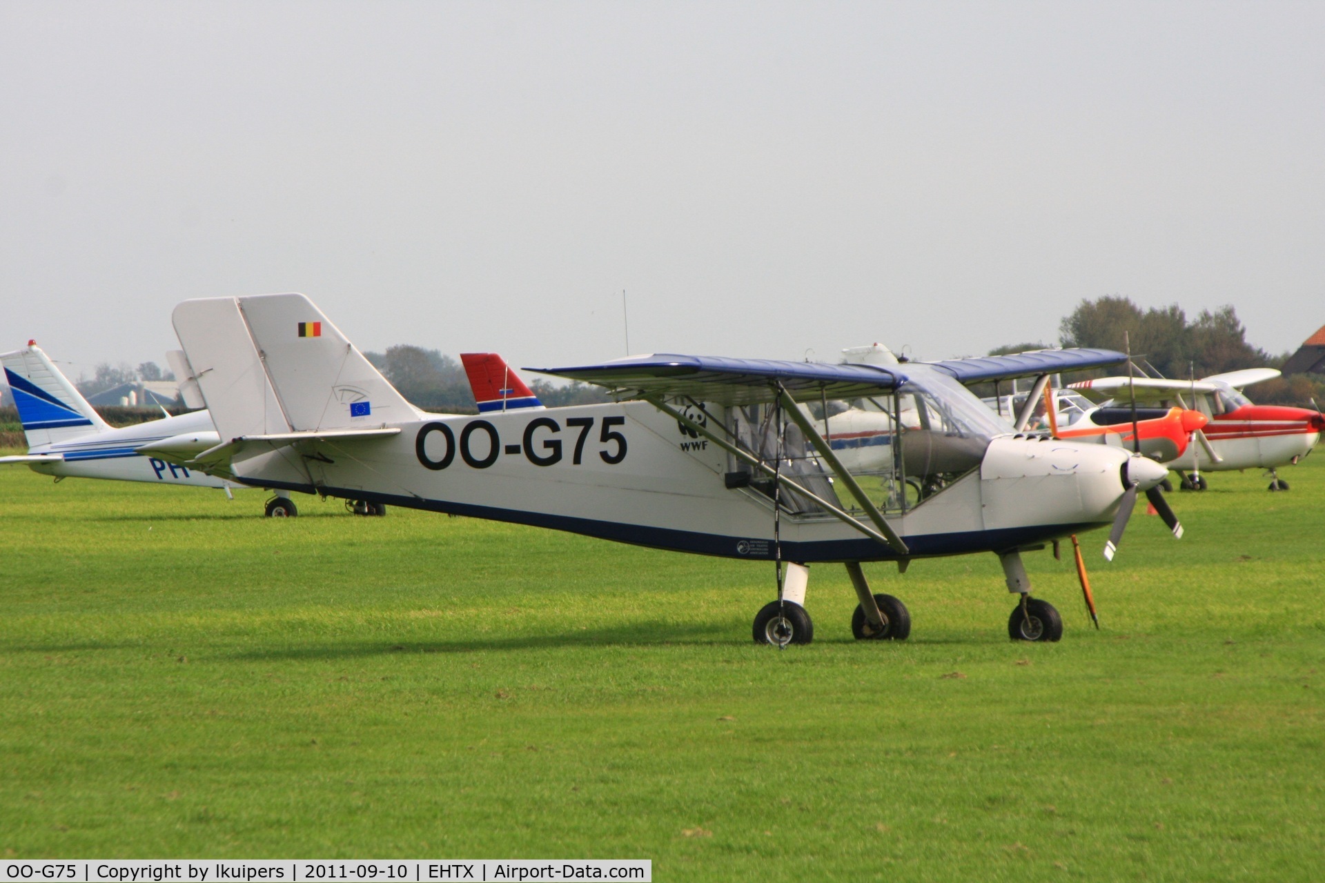 OO-G75, 2009 Rans S-6ES Coyote II C/N 11071839, At the Light Aircraft Fly-in on Texel Airport in September 2011