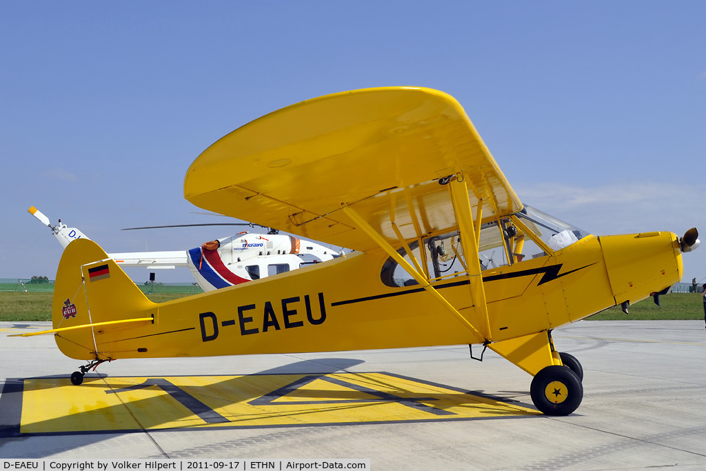 D-EAEU, Piper L-18C Super Cub C/N 18-1652, at Niederstetten