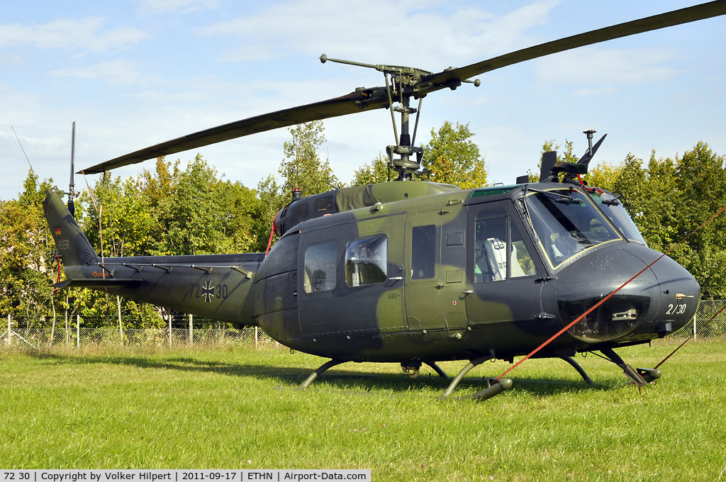 72 30, Bell (Dornier) UH-1D Iroquois (205) C/N 8350, at Niederstetten