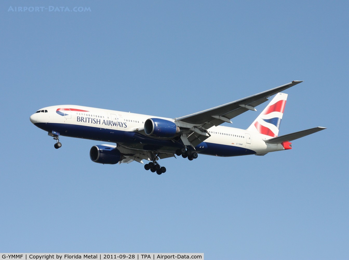 G-YMMF, 2000 Boeing 777-236 C/N 30307, British 777