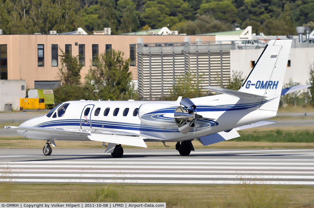 G-OMRH, 2004 Cessna 550 Citation Bravo C/N 550-1086, at Cannes