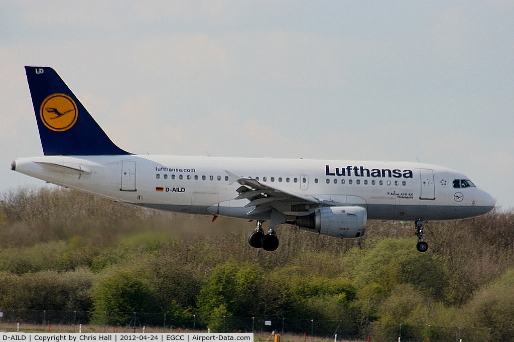 D-AILD, 1996 Airbus A319-114 C/N 623, Lufthansa