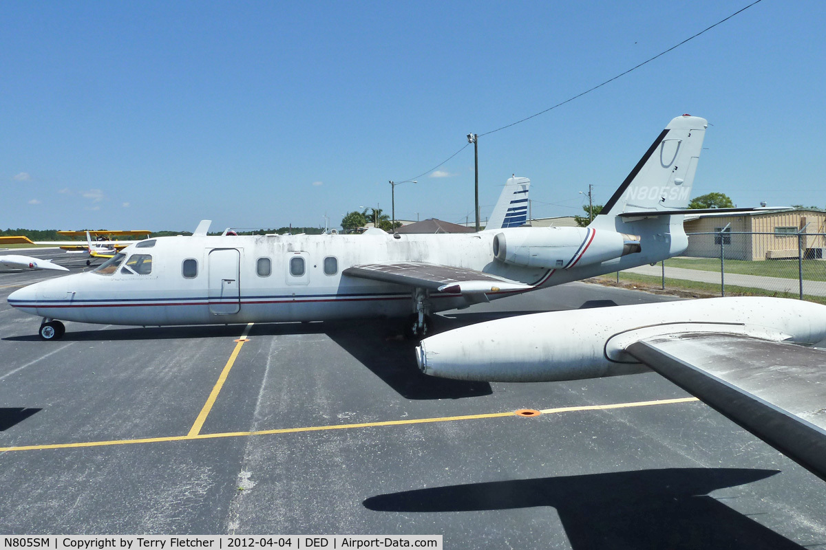 N805SM, 1969 Aero Commander 1121B Jet Commander C/N 145, At Deland Airport, Florida