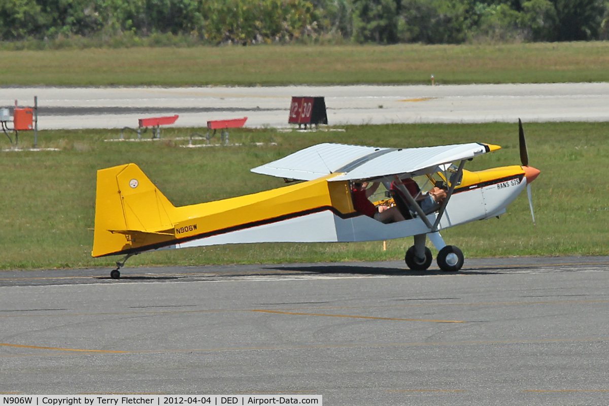 N906W, 2007 Rans S-7S Courier C/N 0306431, At Deland Airport, Florida