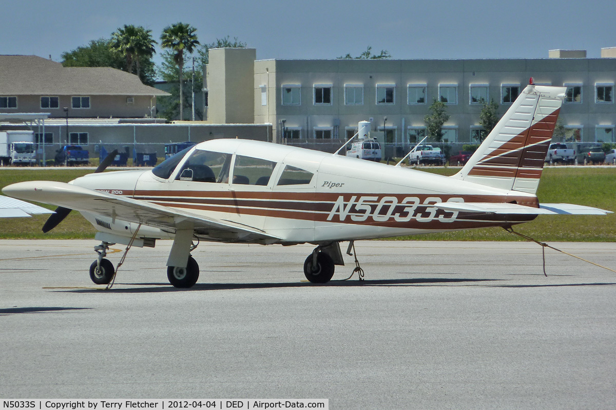 N5033S, 1970 Piper PA-28R-200 C/N 28R-35762, At Deland Airport, Florida