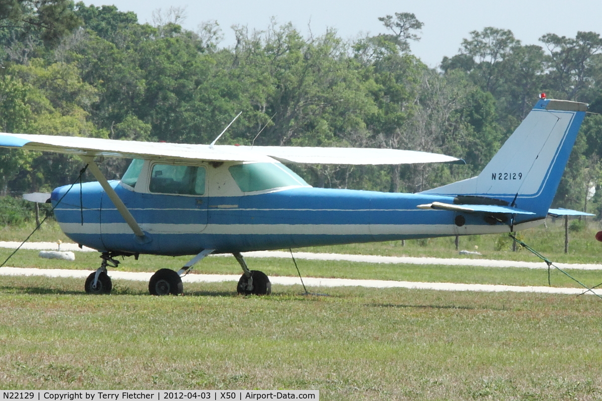 N22129, 1967 Cessna 150H C/N 15068078, At Massey Ranch Airpark , Florida