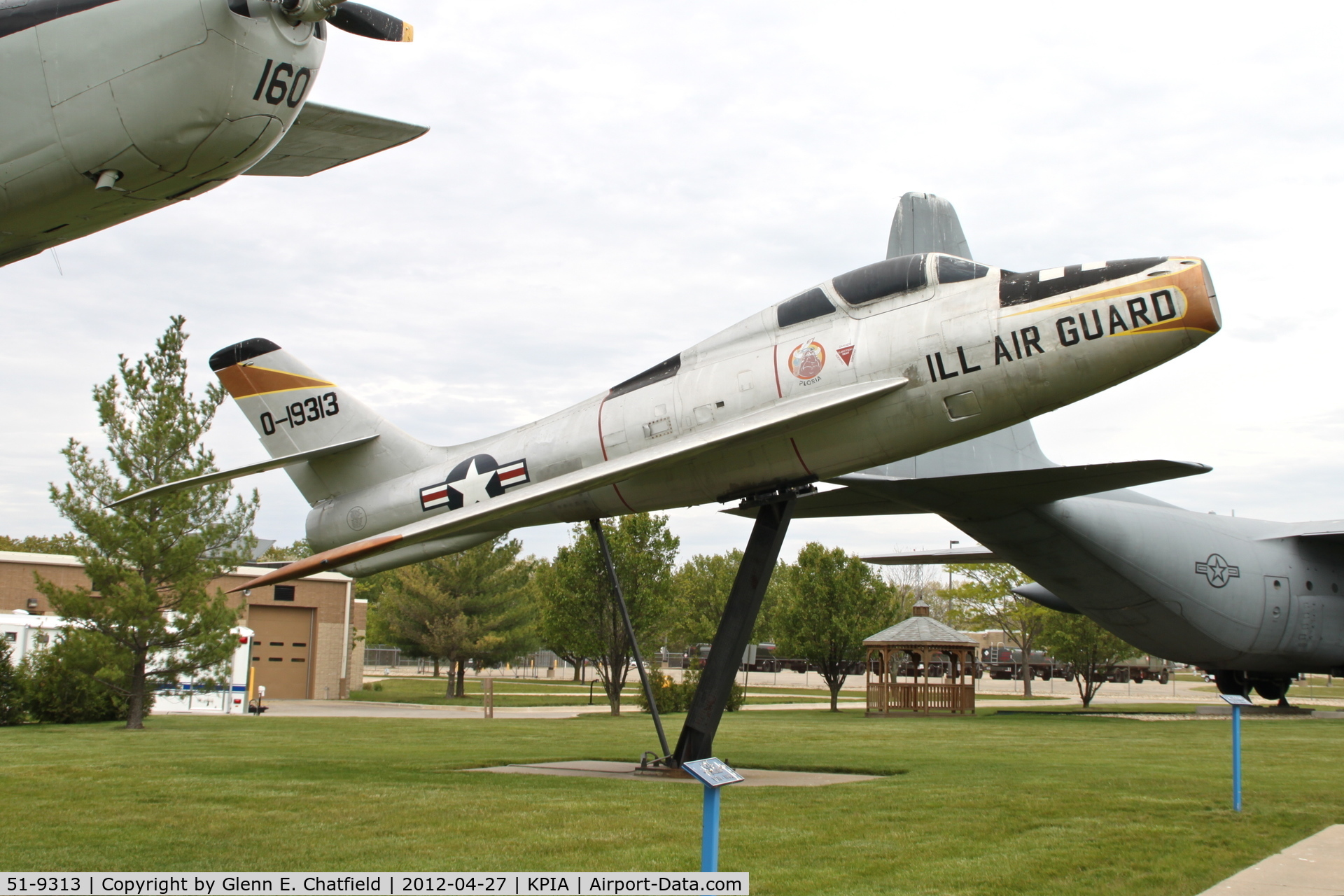 51-9313, General Motors F-84F Thunderstreak C/N Not found 51-9313, At the air park