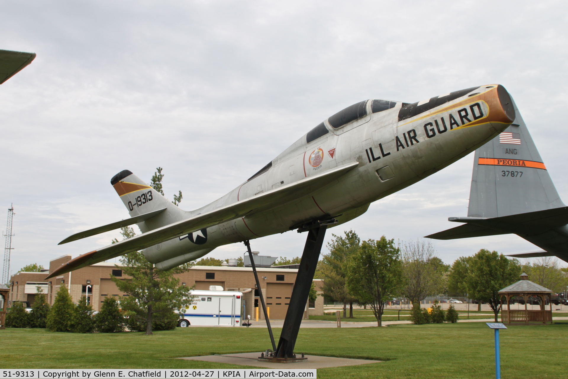 51-9313, General Motors F-84F Thunderstreak C/N Not found 51-9313, At the air park