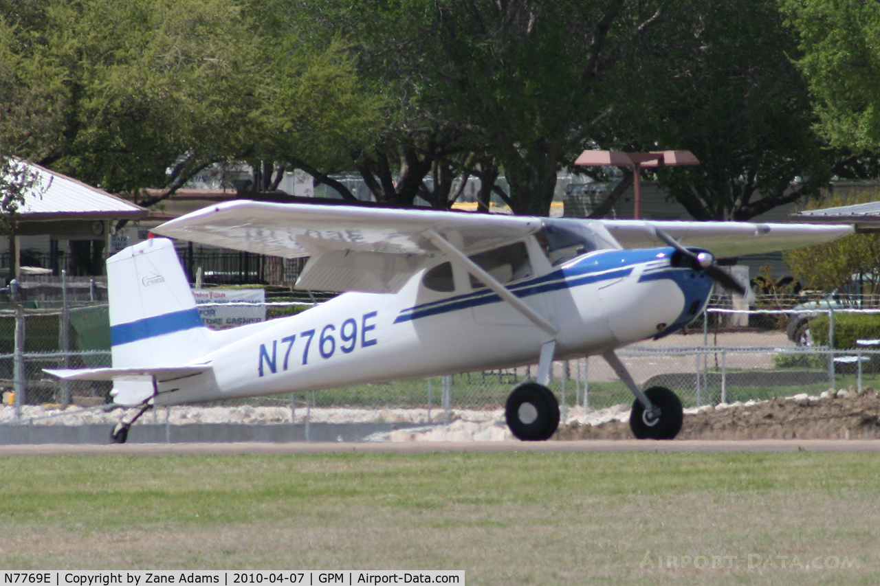 N7769E, 1959 Cessna 150 C/N 17569, At Grand Prairie Municipal Airport