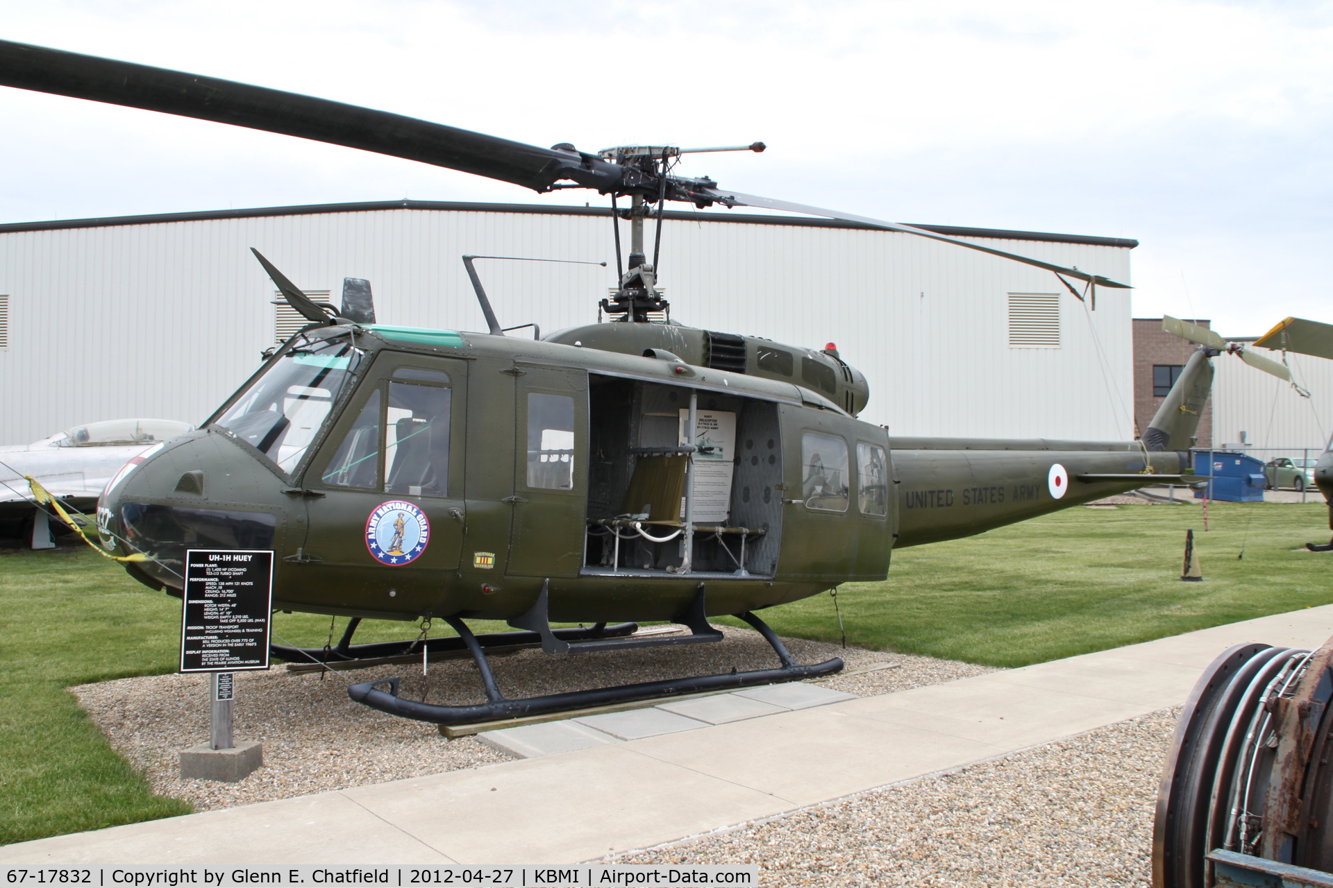 67-17832, 1967 Bell UH-1H Iroquois C/N 10030, At the Prairie Aviation Museum