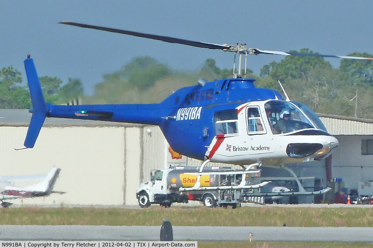 N991BA, 1967 Bell 206B JetRanger II C/N 70, At Space Coast Regional Airport , Florida